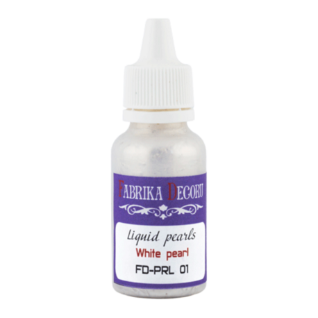 Likit İnci (Boyutlu Boya) Kahverengi Beyaz sedef. 40 ml
