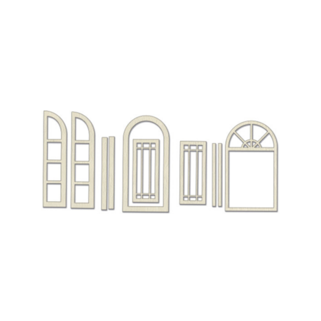 Pencereler Chipboard Seti 10x15 cm – #508