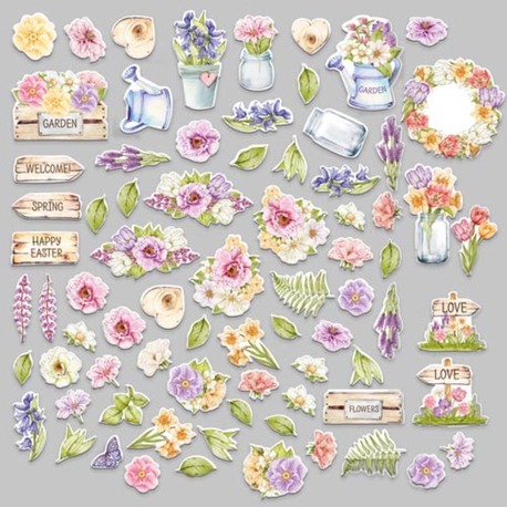 Kağıt dekor seti Spring inspiration