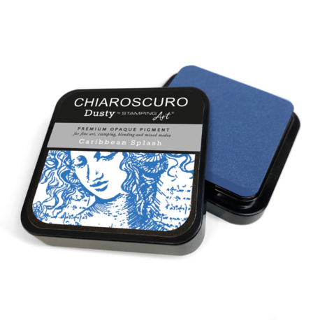 Chiaroscuro Dusty Ink Pad – Caribbean Splash PKD120