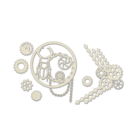 Mekanizmalar Chipboard Seti 10x15 cm – #481