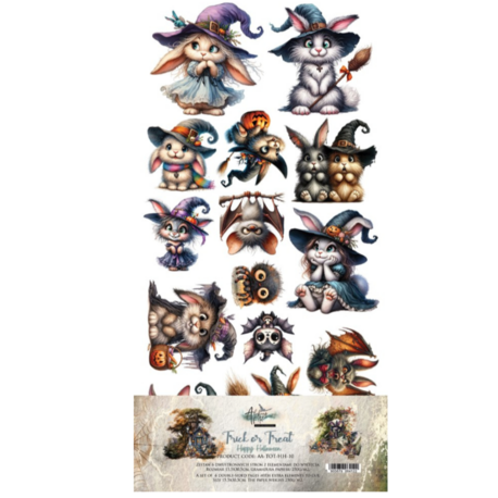 Scrapbooking Kağıdı seti “Trick or Treat – Happy Halloween”