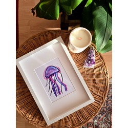 Purple Jelly Art Print