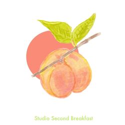 Peach Art Print