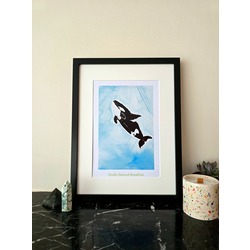 Orca Art Print