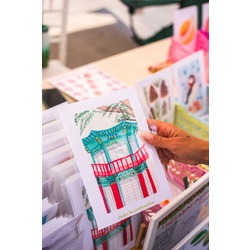 Korean Temple Art Print