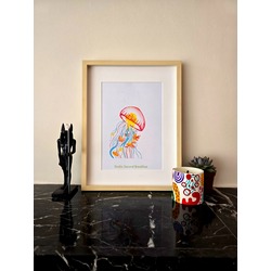 Orange Jelly Art Print