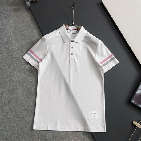 Thom Browne Short-Sleeve Polo T-Shirt