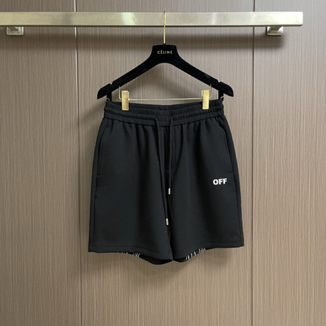 Off-White printed logo casual shorts