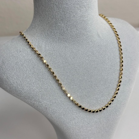 Yuvarlaklı Gold Zincir