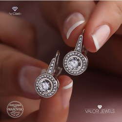 Swarovski Taşlı Küpe