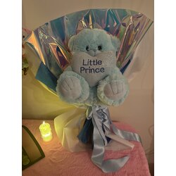 Peluş Buket mavi 