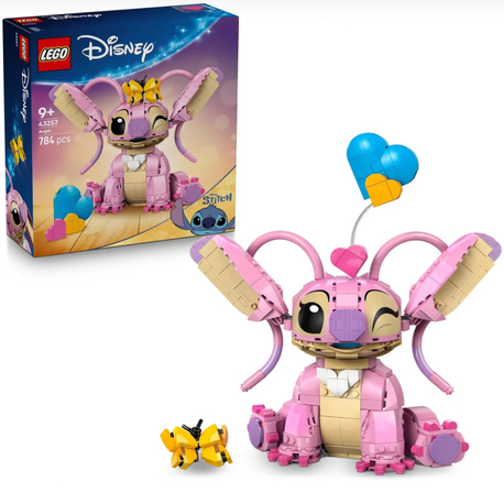 LEGO Disney Stitch Angel 43257 | Lisanslı Koleksiyon Seti – 784 Parça, Orijinal Lego