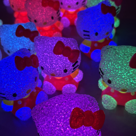 Renk değiştiren Kitty Masa Gece Lambası 