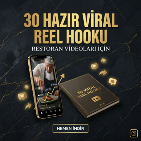 Restoranlar İçin 30 Viral Reel Girişi