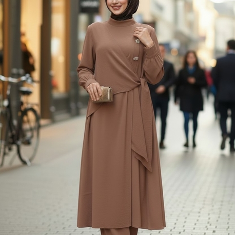 kubra ipek pantalon tunik takimimiz 