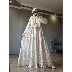 Özel Tasarım Dantelli  Elbise 