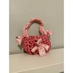 Small Pink Satin SunBag