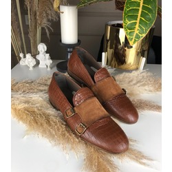 2919 COGNAC MONK STRAP