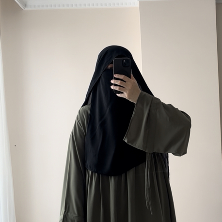 Ahu model abaya haki