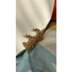Gold halka küpe