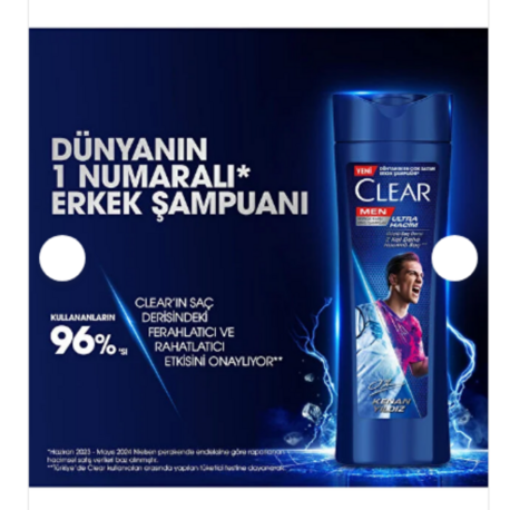 Clear Men Kepeğe Karşı Etkili Şampuan Kenan Yıldız 350 ml 