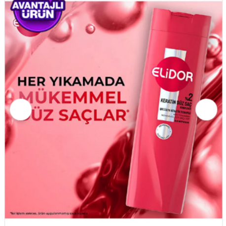 Elidor Saç Bakım Şampuanı Brezilya Keratin Terapisi 400 ml