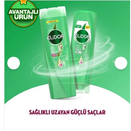 Elidor Superblend Saç Bakım Şampuanı Sağlıklı Uzayan Saçlar 400 ml