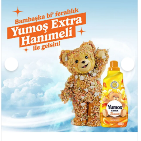 Yumoş Extra Konsantre Çamaşır Yumuşatıcı hanımeli 1440 ml