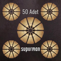 SUPURMAN Doğal Sarı Ot Süpürge - 50 Adet