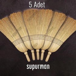 Doğal Sarı Ot Süpürge - 5 Adet