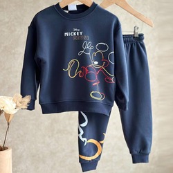 Zara Erkek Çocuk Mickey Baskılı Eşofman Takım
