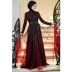 MİNEL AŞK Yasemin Abiye Siyah