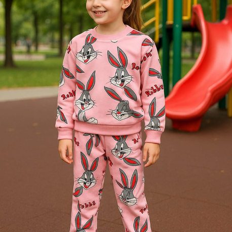 Kız çocuk 2ip pijama takımı
