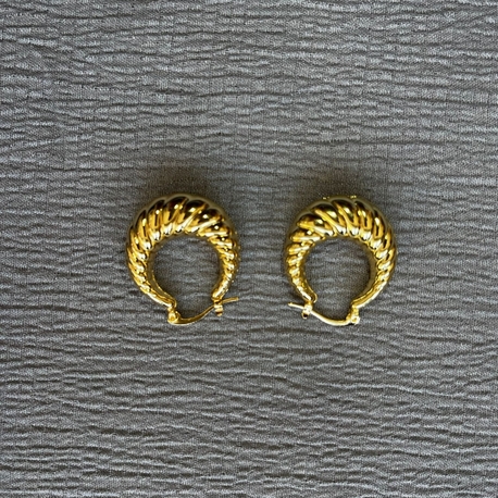 Gold Çelik Küpe 