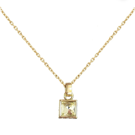 ✨ Aveline Butter Yellow Stone Kolye ✨