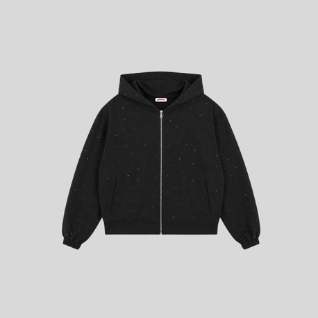 Svamp Mono Diamond Zip 