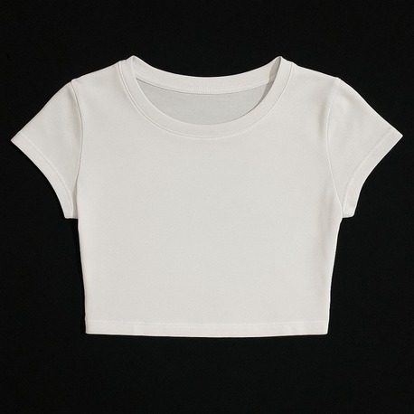 Beyaz Crop top