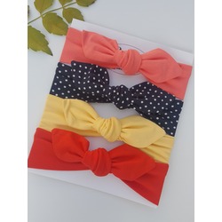 Kız çocuk Bebek Bandana Toka Seti  4'lü