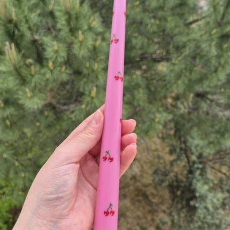 Cherry şamdan mum