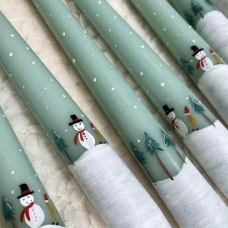 Winter şamdan mumu 