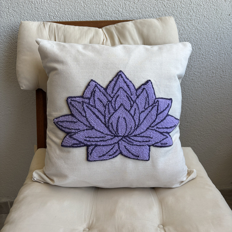 Lotus Çiçeği Yastık Kılıfı
