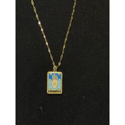 çelik tarot gold kolye
