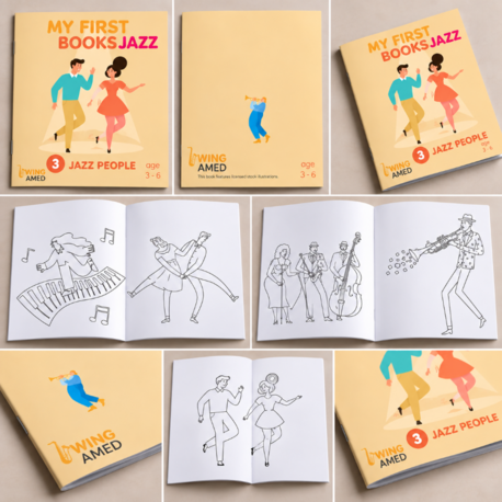 Boyama Kitabı - Jazz People