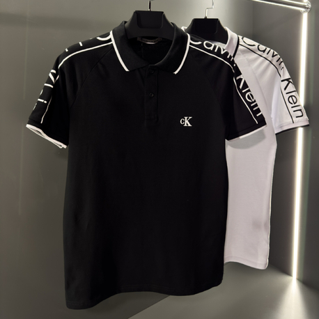 Calvin Klein Premium Yakalı T-shirt Siyah