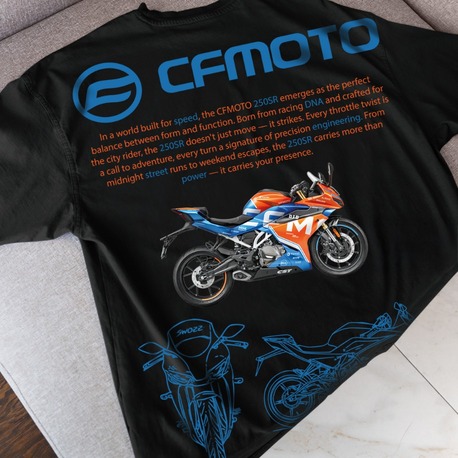 CFMOTO 250SR Baskılı Premium Tshirt