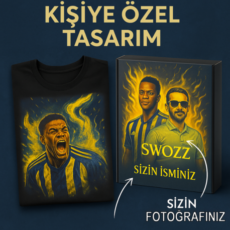Kişiye Özel Tişört + Özel Tasarım Hediye Kutusu