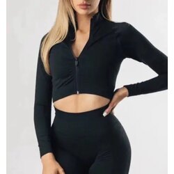 Alphalete Fermuarlı Crop Ceket
