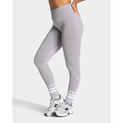 Teveo Açık Gri Lift Leggings - Push Booty Etkili Şekillendirici Spor Tayt