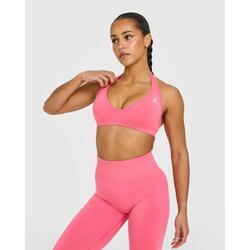 Oner Active Halter Seamless Bra - Pembe
